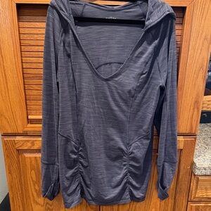 Zella Charcoal Hoodie Sweatshirt